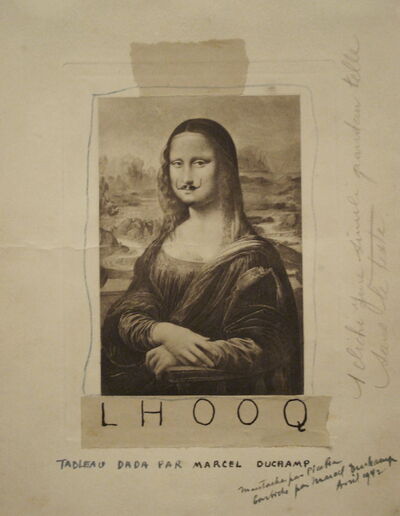 Duchamp's "LHOOQ"