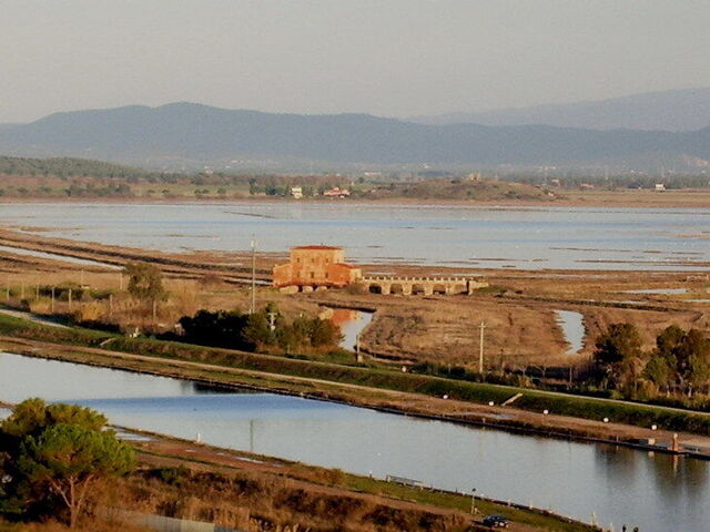 Casa Rossa in Landscape of Diaccia Botrona