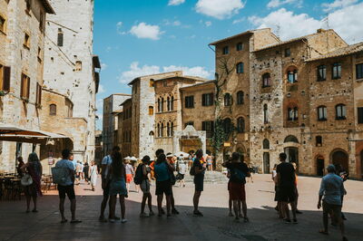 Exploring San Gimignano