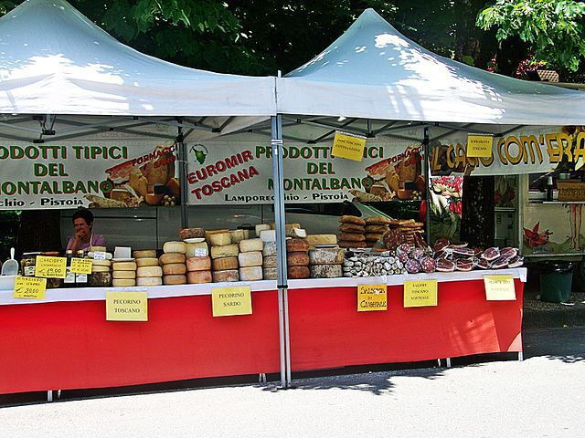 cheese stall