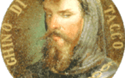 Painting of Ghino di Tacco