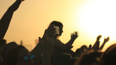 People at a concert