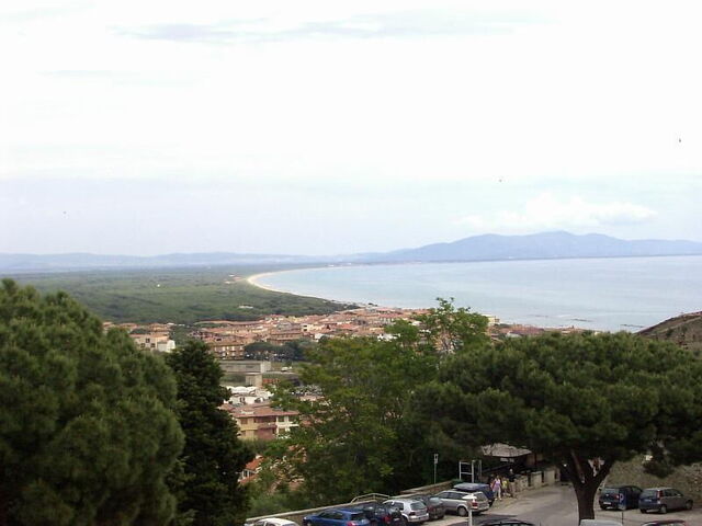 View from Castiglione della Pescaia