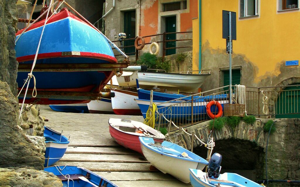 Fishing boats of Riomaggiori