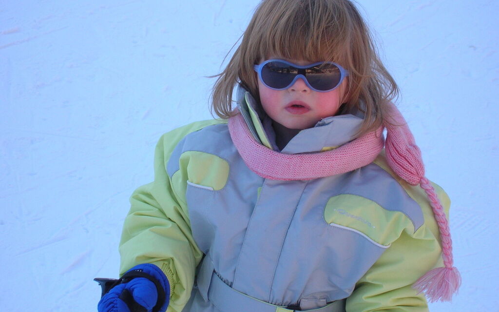 Giorgia sulla neve