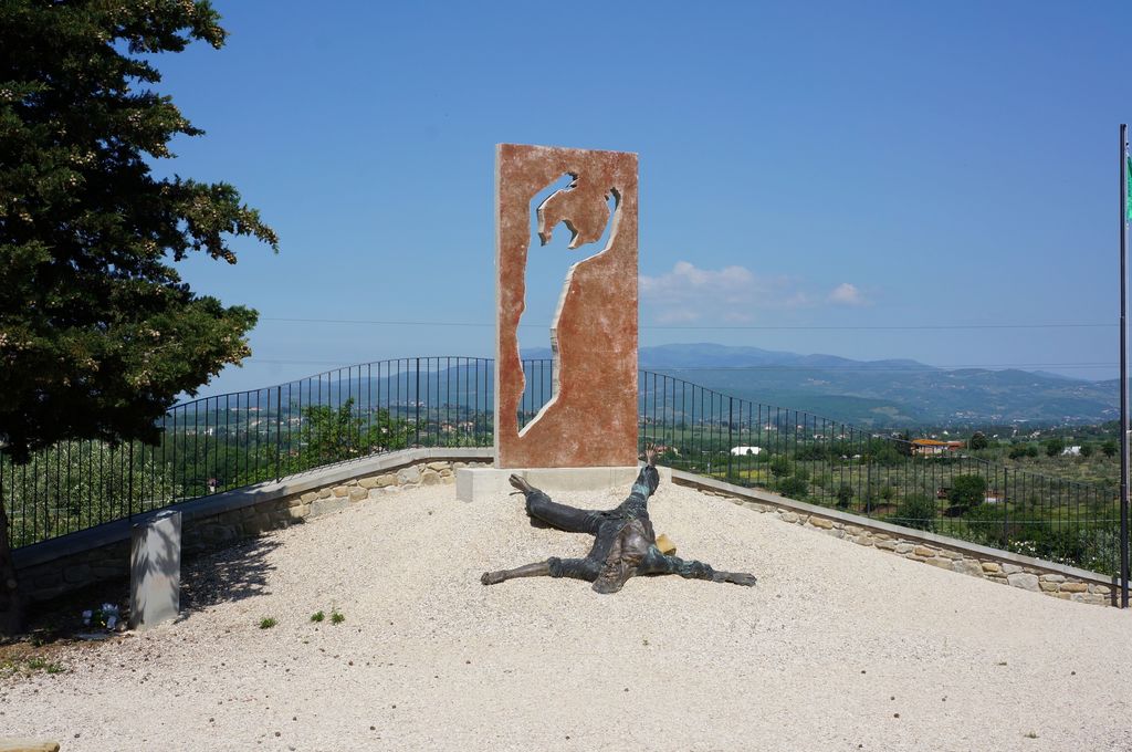 War Memorial at Pieve di San Polo, Tuscany