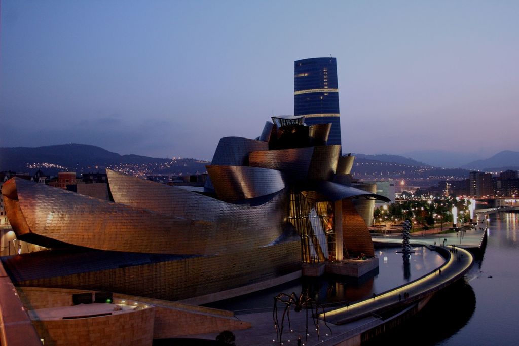 Guggenheim at dusk