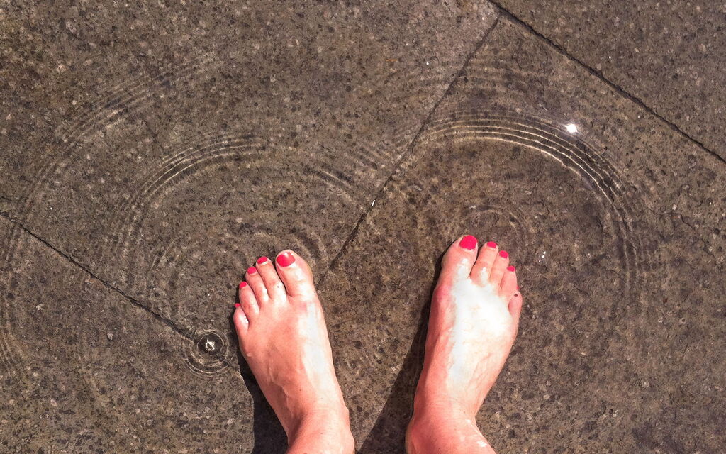 Cooling down - Piazza San Marco, Venice