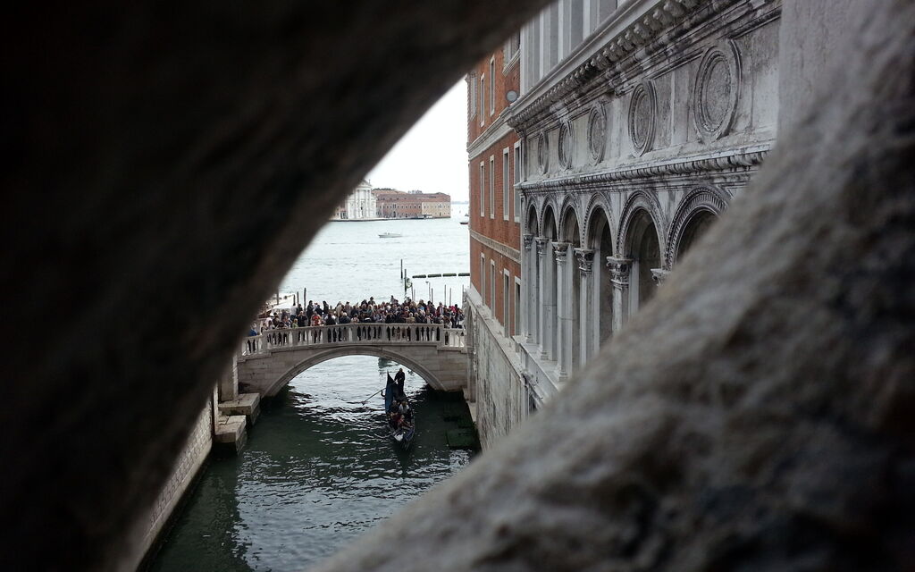 View through a Venice pattern