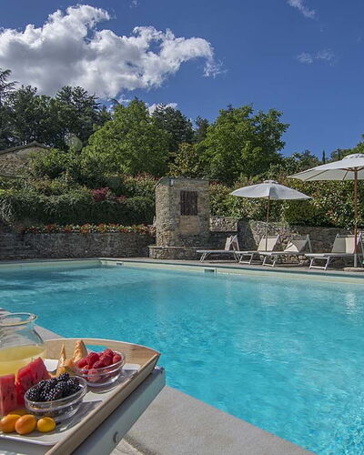 Villa Flora: Swimming Pool, Property, Natural Landscape, Vacation, Sky, Leisure, Real Estate, Water, House, Estate