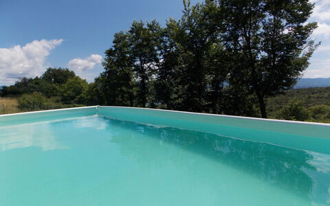 Villa Latera: Swimming Pool, Blue, Property, Water, Water Resources, Azure, Vacation, Leisure, Tree, Real Estate