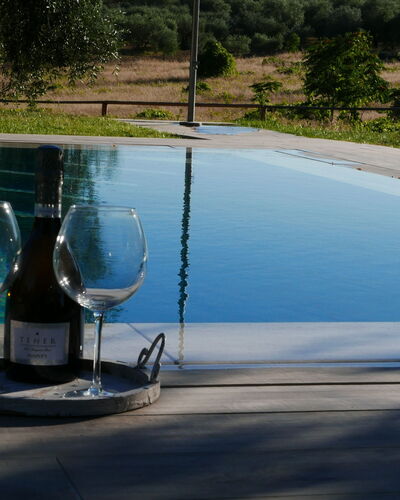 Agriturismo La Pieve: Water, Swimming Pool, Tree, Leisure, Vacation, Water Feature, Landscape, Plant, Glass, House