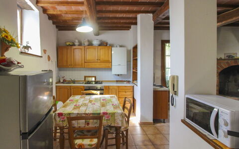 La Casa del Nonno: Furniture, Interior Design, Flooring, Wood, Ceiling, Floor, Room, Kitchen, Home, Lighting