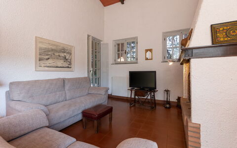 Villa Mimosa: Cornice, Proprietà, Divano, Tavolo, Comfort, Legna, Interior Design, Pavimento, Pavimentazione, Soggiorno