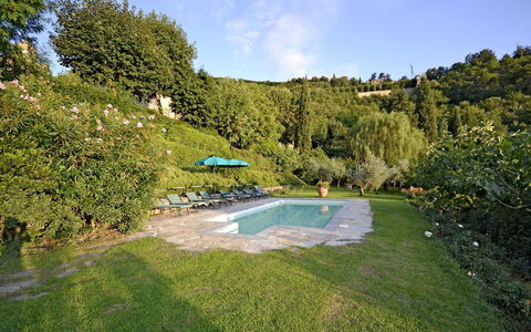 Villa Santa Maria: Paesaggio Naturale, Proprietà, Riserva Naturale, Piscina, Immobiliare, Estate, Erba, Albero, Paesaggio, Casa