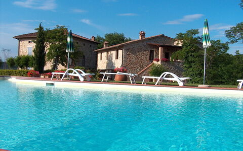 Bazzani Apartments In Siena: Acqua, Cielo, Proprietà, Costruzione, Nube, Piscina, Finestra, Pianta, Azzurro, Albero