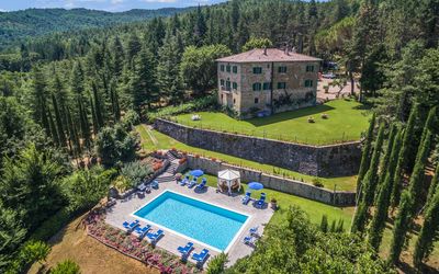 Palazzo Rosadi: Property, Hill Station, Estate, Natural Landscape, House, Real Estate, Building, Mansion, Tree, Mountain