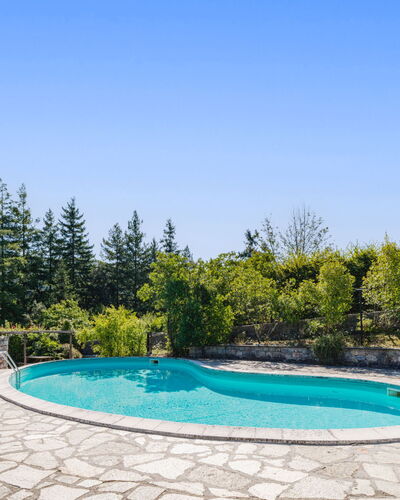 Pignone 150: Blue, Swimming Pool, Outdoor Furniture, Flagstone, Resort, Shade, Eco Hotel, Garden, Landscaping, Backyard