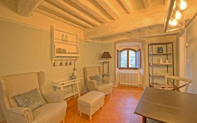 Montegufoni 10: Room, Property, Building, Furniture, Interior Design, House, Ceiling, Living Room, Real Estate, Home