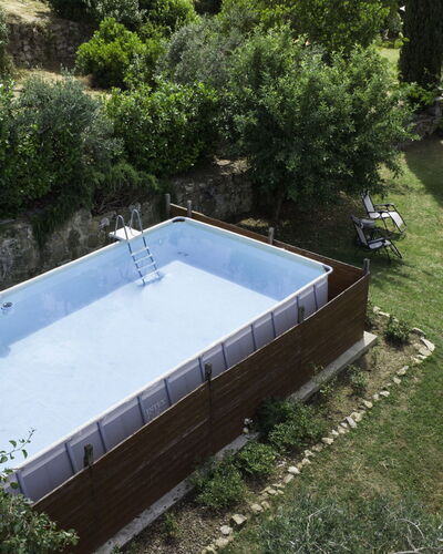 Il Lamone: Plant, Land Lot, Rectangle, Composite Material, Swimming Pool, Groundcover, Grass, Shade, Landscape, Shrub