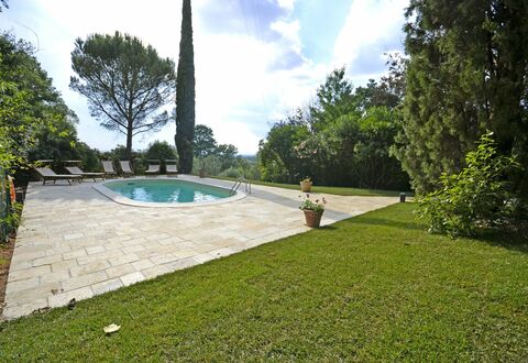 Villa Del Castagno: Property, Grass, Estate, Real Estate, Lawn, House, Tree, Swimming Pool, Yard, Land Lot