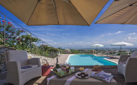 Villa Solaria: Property, Sky, Vacation, House, Real Estate, Resort, Shade, Room, Swimming Pool, Home
