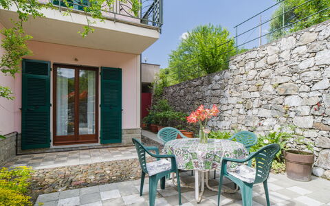 Casa Melograno: Flowerpot, Outdoor Furniture, Houseplant, Chair, Garden, Balcony, Outdoor Table, Kitchen & Dining Room Table, Flagstone, Patio