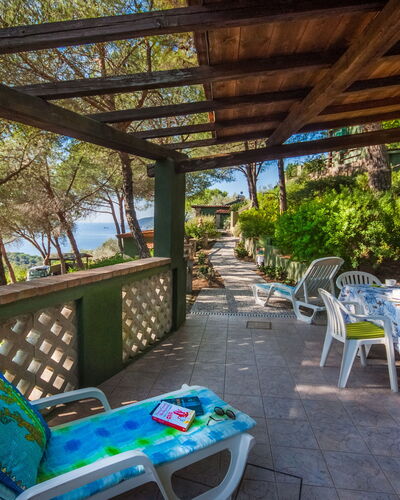 Capoliveri 674: Table, Furniture, Plant, Property, Blue, Azure, Outdoor Furniture, Shade, Tree, Interior Design