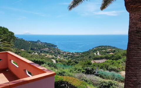 Capoliveri 675: Sky, Blue, Property, House, Sea, Azure, Real Estate, Tree, Vacation, Ocean