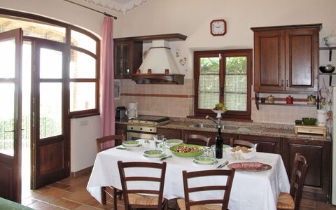 Villetta degli Orti: Room, Property, Furniture, Dining Room, Building, Interior Design, Table, Kitchen & Dining Room Table, Ceiling, House