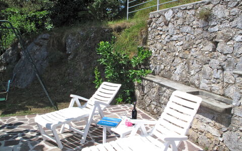 Villetta degli Orti: Property, Wall, House, Stone Wall, Tree, Room, Building, Cottage, Landscape, Chair
