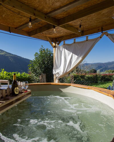 Il Poderino: Water, Plant, Property, Building, Sky, Shade, Mountain, Outdoor Furniture, Swimming Pool, Eco Hotel