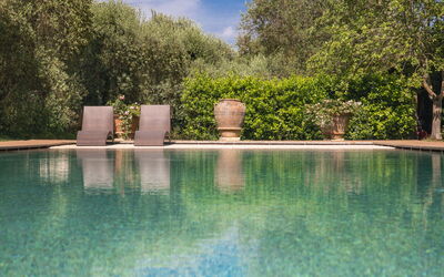Colle Val D'Elsa 615: Water, Swimming Pool, Reflection, Resort, Water Feature, Reflecting Pool, Shade, Garden, Landscaping, Pond