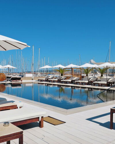 La Marina: Swimming Pool, Resort, Property, Building, Marina, Sunlounger, Furniture, Vacation, Real Estate, Leisure