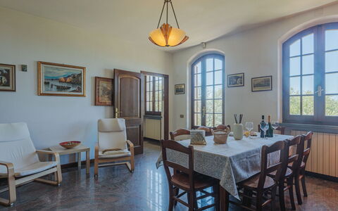 Casali: Furniture, Table, Window, Chair, Picture Frame, Interior Design, Wood, Lighting, Building
