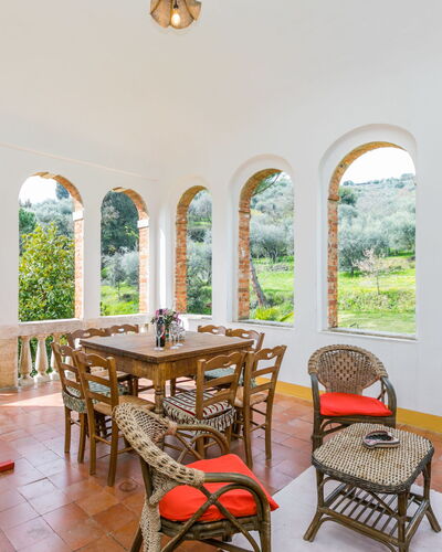Podere Casina: Furniture, Property, Table, Chair, Interior Design, Wood, Floor, Shade, Building, Real Estate