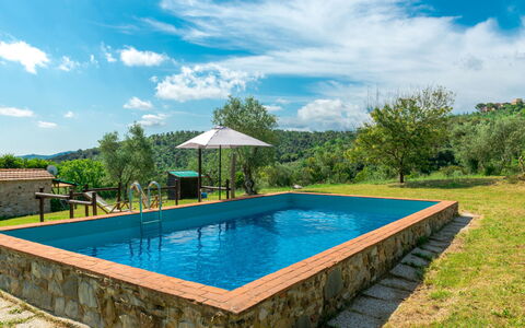 Valmarinella: Water, Cloud, Sky, Property, Plant, Swimming Pool, Rectangle, Azure, Shade, Tree