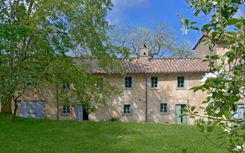 Casa di Giulio: Tree, Building, Branch, Home, House, Land Lot, Human Settlement, Estate, Lawn, Cottage