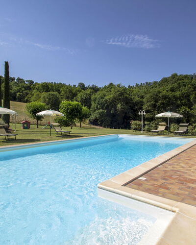 Podere: Water, Sky, Property, Swimming Pool, Plant, Azure, Rectangle, Tree, Shade, Grass