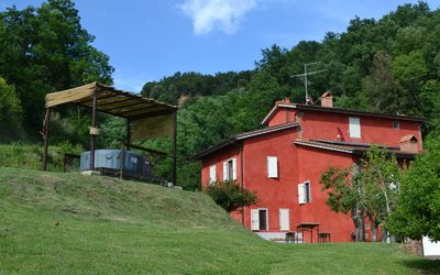 Agriturismo Il Giaggiolo without Pool: House, Property, Home, Natural Landscape, Land Lot, Building, Real Estate, Rural Area, Cottage, Grass