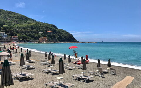 Portovecchio Apartments - Levanto: Spiaggia, Cielo, Costa, Mare, Acqua, Oceano, Riva, Turismo, Costiera E Morfologie Oceanic, Cittadina