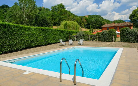 Villa Rossa: Swimming Pool, Blue, Property, Leisure, Aqua, Real Estate, Shrub, Azure, Turquoise