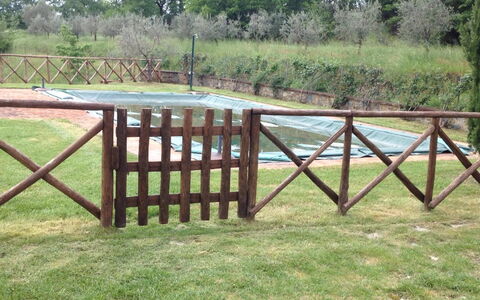 Villa Miravalle: Giardino, Recinzione, Prato, Landscaping, Cortile, Backyard, Shade, Parco, Color Legno, Latifoglie