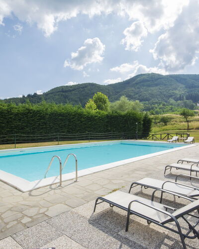 La Fenice - 08 Pax: Water, Cloud, Sky, Property, Swimming Pool, Green, Tree, Outdoor Furniture, Shade, Rectangle