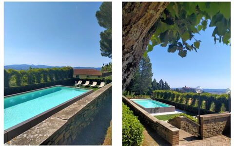 Villa Sorbaiano: Acqua, Cielo, Pianta, Proprietà, Costruzione, Piscina, Paesaggio Naturale, Azzurro, Rettangolo, Tavolo