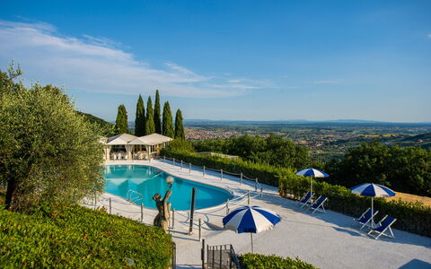 Villa Alfresco: Sky, Water, Cloud, Swimming Pool, Plant, Nature, Azure, Tree, Vegetation, Outdoor Furniture
