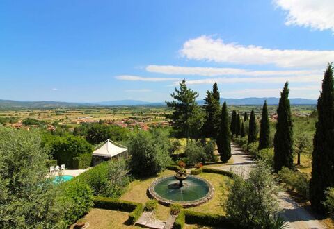 Il Poggiolo: Sky, Cloud, Plant, Tree, Natural Landscape, Botany, Land Lot, Grass, Larch, Landscape