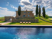 View of the Villa from the swimming pool
