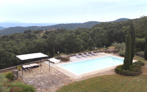 Villa San Leo: Acqua, Cielo, Pianta, Albero, Nube, Paesaggio Naturale, Piscina, Lotto, Erba, Montagna