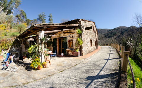 Le Piane: Plant, Sky, Tree, Land Lot, Mountain, Natural Landscape, Rural Area, Cottage, Building, Landscape
